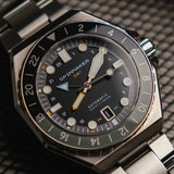 Spinnaker Watch Dumas GMT Automatic | Black Dial with Solid Stainless Steel Band