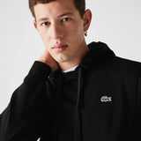 Lacoste Men's Sport Hooded Fleec Sweatshirt | Black