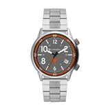 Columbia Collegiate Outbacker Texas Longhorns Men's Analog Watch | Stainless Steel Bracelet