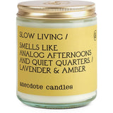 Anecdote Candles Slow Living Glass Jar Candle | 7.8oz