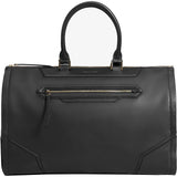Hook & Albert Women's Leather Garment Weekender Bag | Black