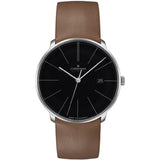 Junghans Meister fein Automatic Signature | Black Leather Strap | 40MM
