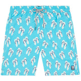 Tom & Teddy Father Son Swimming Trunks | Scuba Blue