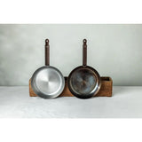 Sardel Carbon Lightweight Steel Skillet | Retains Heat for the Perfect Sear