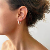 Astor & Orion Crescent Hoops