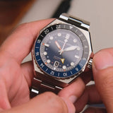 Spinnaker Watch Dumas GMT Automatic | Black Dial with Solid Stainless Steel Band
