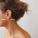 Astor & Orion Crescent Hoops