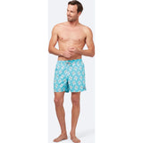 Tom & Teddy Father Son Swimming Trunks | Scuba Blue