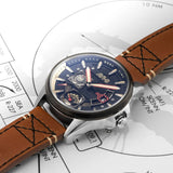 AVI-8 Watch Hawker Harrier Farley Multifunction | Genuine Leather Strap