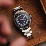 Spinnaker Watch Dumas GMT Automatic | Black Dial with Solid Stainless Steel Band