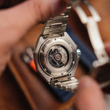 Spinnaker Watch Dumas GMT Automatic | Black Dial with Solid Stainless Steel Band