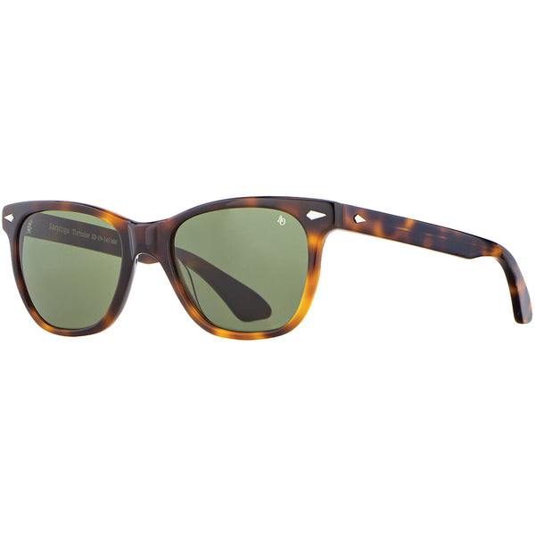 American Optical Eyewear Saratoga Sunglasses | Tortoise/Polarized Green Nylon