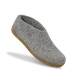 Glerups The Shoe with Leather Sole | Grey