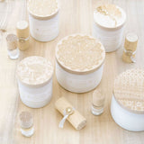 Skeem Design Print Block Triple Wick Candle | Dune and Sage