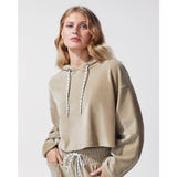 MichiHygge Crop Hoodie | Camel