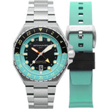 Spinnaker Watch Dumas GMT Automatic | Black Dial with Solid Stainless Steel Band