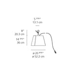 Artemide Tolomeo Outdoor Hook Led Lamp 2-Wire | 21"