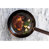 Sardel Carbon Lightweight Steel Skillet | Retains Heat for the Perfect Sear