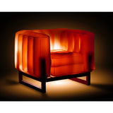 Mojow Eko Yomi Armchair Wood Frame Mattress Translucent with Lighting