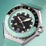 Spinnaker Watch Dumas GMT Automatic | Black Dial with Solid Stainless Steel Band