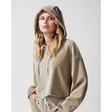 MichiHygge Crop Hoodie | Camel