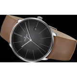 Junghans Meister fein Automatic Signature | Black Leather Strap | 40MM