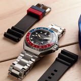 Spinnaker Watch Dumas GMT Automatic | Black Dial with Solid Stainless Steel Band