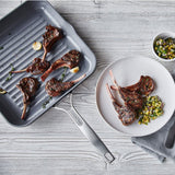 Greenpan Paris Pro Ceramic Nonstick Square Grillpan With Spouts | 11"