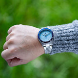 BOLDR GMT Defender Automatic Men's Wrist Watch | Matt Blue California Dial