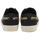 Gola Women's Coaster Safari Sneakers | Black/Leopard