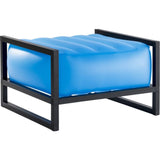 MOJOW Furniture | Luminous Yoko Pouffe | Black Aluminum Frame | LED Light System