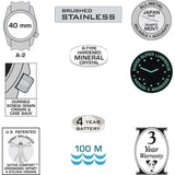 Bertucci A-2S Construction King Watch | Foliage Tridura Band + Pro-Guard