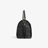 Hook & Albert Women's Leather Garment Weekender Bag | Black