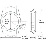 Bertucci A-3P Optic White Watch | Optic White Dial | Bertucci Khaki Nylon Band