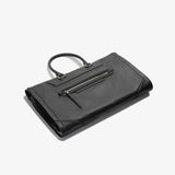 Hook & Albert Women's Leather Garment Weekender Bag | Black