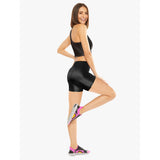 Koral Hot High-Rise Infinity Shorts | Black