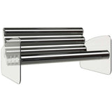 Mojow Model MW 03 Sofa with Clear Tempered Glass