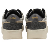 Gola Women's Superslam Sneakers | Black/Cheetah/Gold