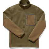 Filson Shuksan 1/2 Zip Fleece Jacket | Open Green S 1st Standard 20003001FldOlvRgTn