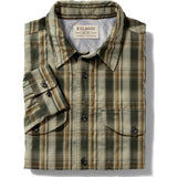 Filson Twin Lakes Sports Shirt | Green/Tan/Gold Plaid 20008232 L