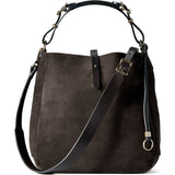 Filson Rugged Suede Hobo Shoulder Bag | Dark Tobacco 20020580DrkTobacco