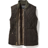 Filson Women's Quilted Field Vest M | Brown 20067997