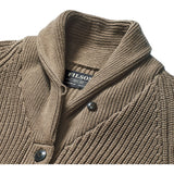 Filson Women's Wingham Island Cardigan Sweater | Dark Tan S