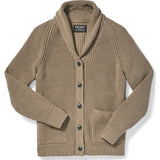 Filson Women's Wingham Island Cardigan Sweater | Dark Tan M