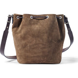 Filson Rugged Suede Cross-Body Bucket Bag | Canteen Brown 20077096Canteen Brown