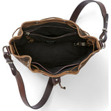 Filson Rugged Suede Cross-Body Bucket Bag | Canteen Brown 20077096Canteen Brown