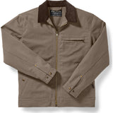 Filson Panama Weave 100% Cotton Men's Tacoma Work Jacket - Dark Mushroom
