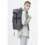 Rains Waterproof Utility Backpack | Smoke-1285