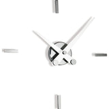 Nomon Puntos Suspensivos 4 Wall Clock | Steel/Chromed Brass