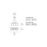 Artemide Logico Mini Triple Linear Suspension Light Max 3X100W